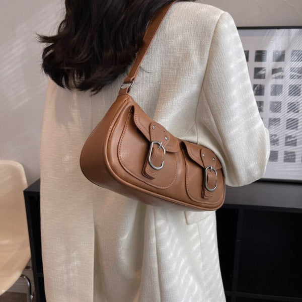 Bolsa Baguete Santina Fivela YesBeleza;Bolsa Baguete; Bolsa Baguete Preta;Bolsa Baguete Branca; Bolsa Baguete; Bolsa Ombro Preta;