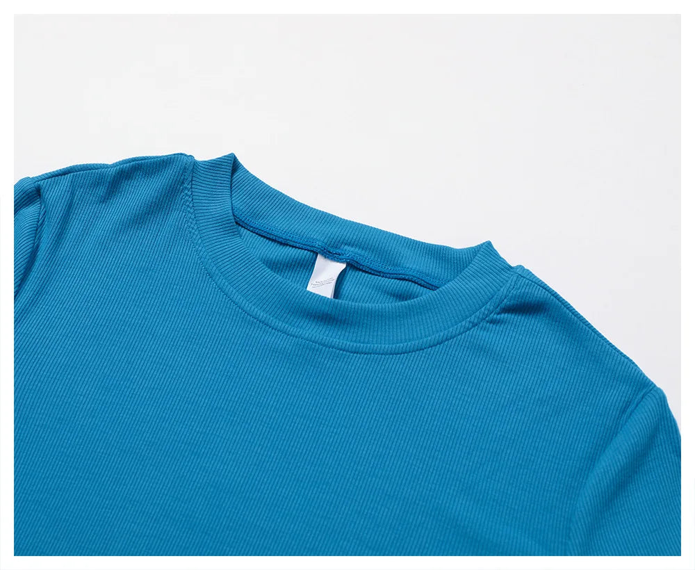 Cropped Manga Longa Fitness Nanda