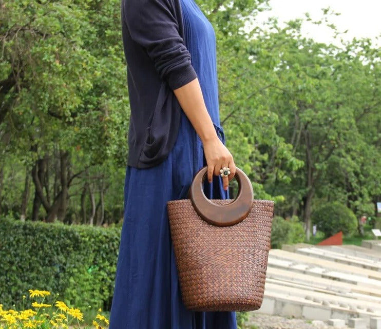 Bolsa de Praia Palha Luma - YesBeleza