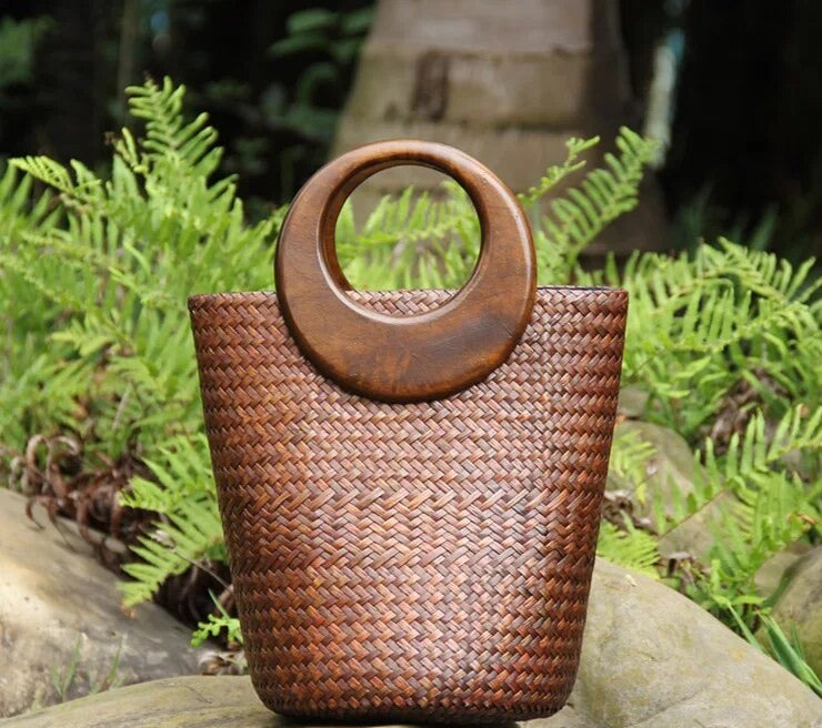 Bolsa de Praia Palha Luma - YesBeleza