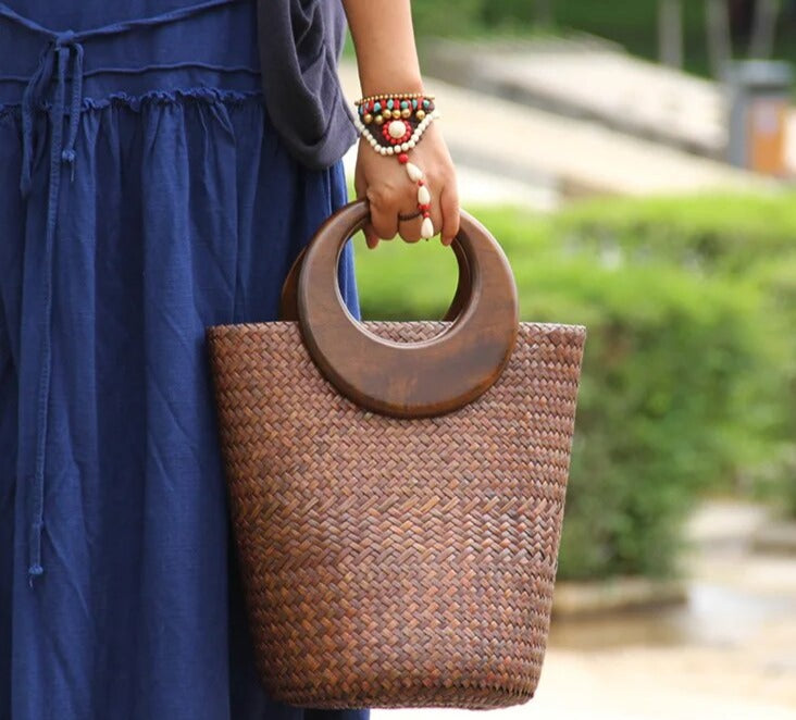 Bolsa de Praia Palha Luma - YesBeleza