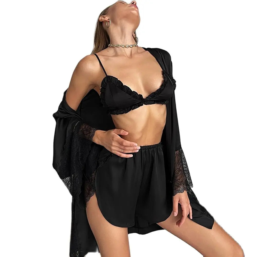 Pijama Preto Ana - YESBELEZA