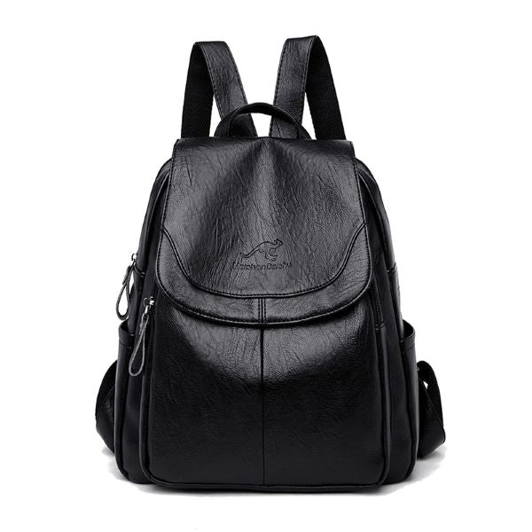 Mochila Couro; Legitimo Feminina; Mochila Couro Sintetico; Mochilas De Couro Feminina; Mochila de Couro Feminina; Mochila Feminina Jasmim; mochila preta YESBELEZA;