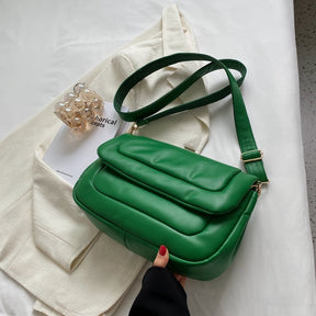 Bolsa Puffer Transversal Verde - YESBELEZA