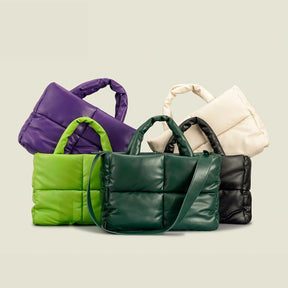 Bolsa Tote Puffer Kelly