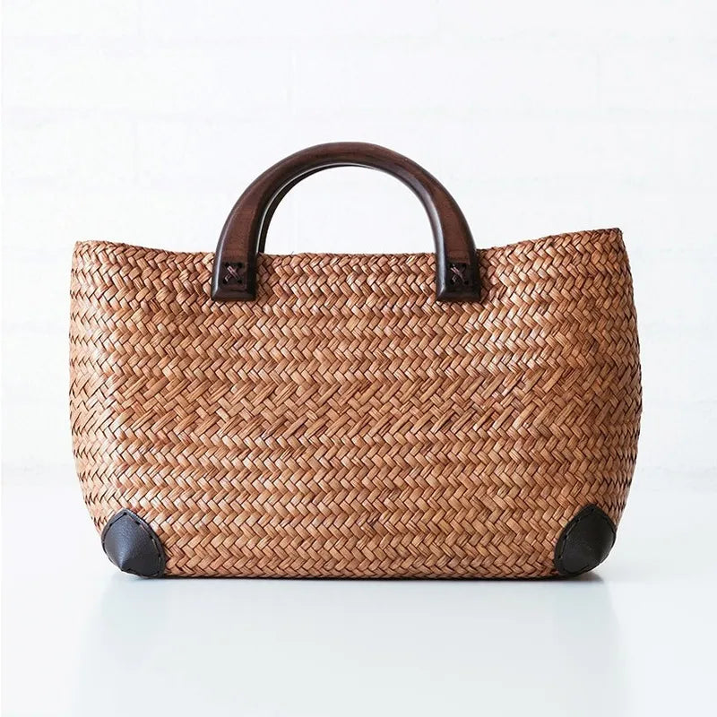 Bolsa de Praia Palha Dubai - YesBeleza