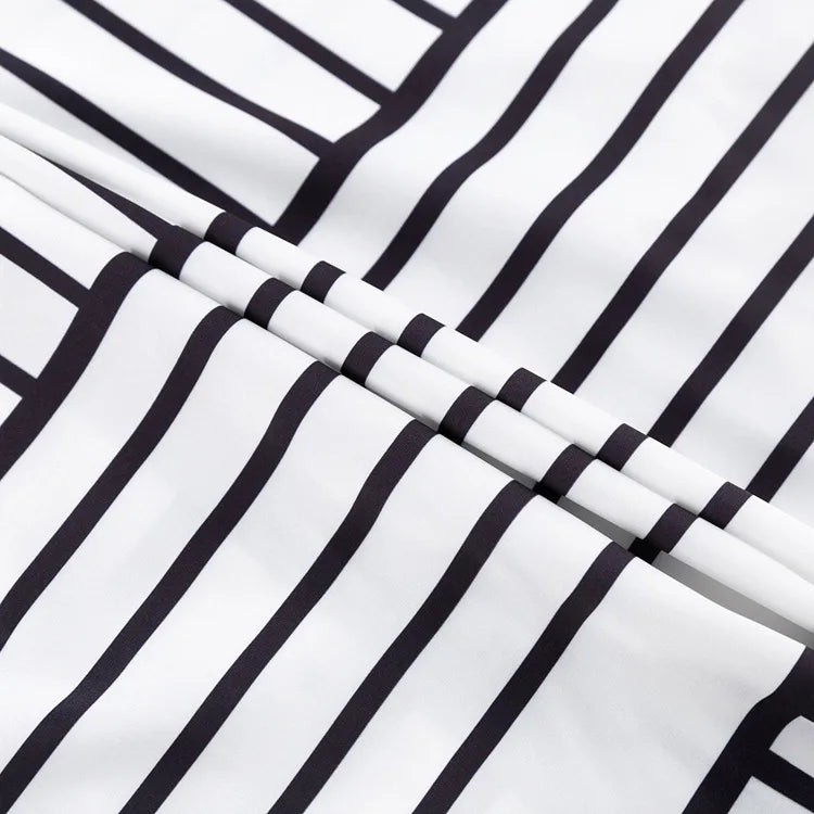 Pijama Branco e Preto Alexandra - YESBELEZA