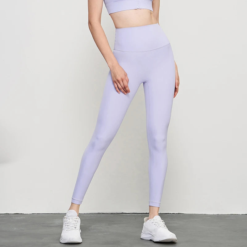 Calça Legging Cintura Alta Roxo Claro Beatriz - YESBELEZA