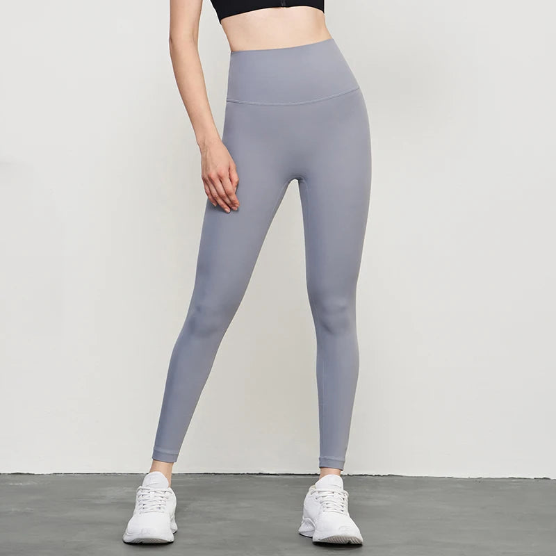 Calça Legging Cintura Alta Cinza Claro Beatriz - YESBELEZA