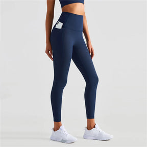 Calça Legging Canelada Mayla Azul - YESBELEZA