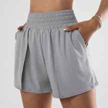 Shorts Fitness Cinza Yara - YESBELEZA