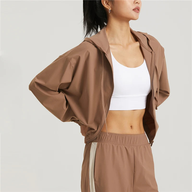 Jaqueta Nylon Marrom Urban - YESBELEZA