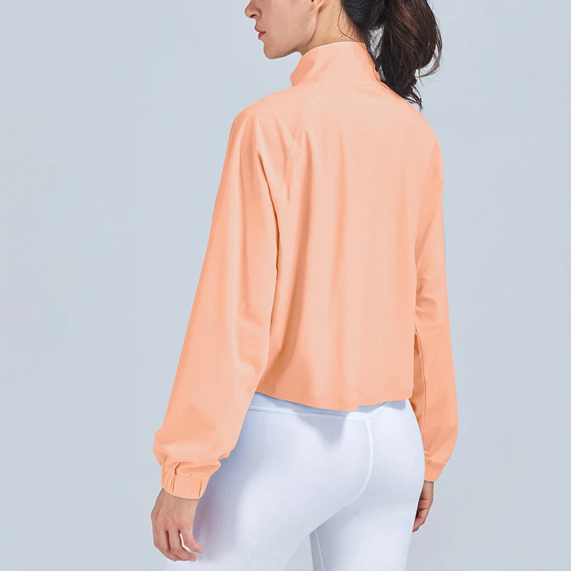 Jaqueta Nylon Laranja Tina - YESBELEZA