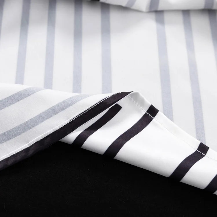 Pijama Branco e Preto Alexandra - YESBELEZA