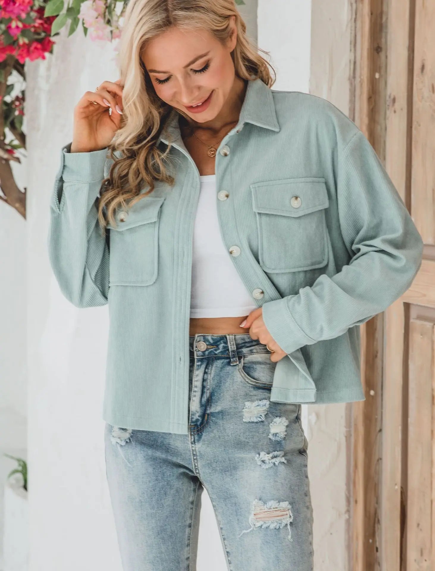 Jaqueta Bomber Verde Bella - YESBELEZA