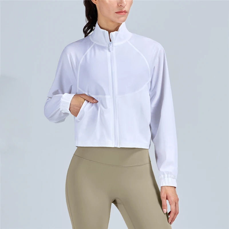 Jaqueta Nylon Branco Tina - YESBELEZA