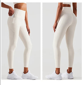 Calça Legging Canelada Mayla Marfim - YESBELEZA