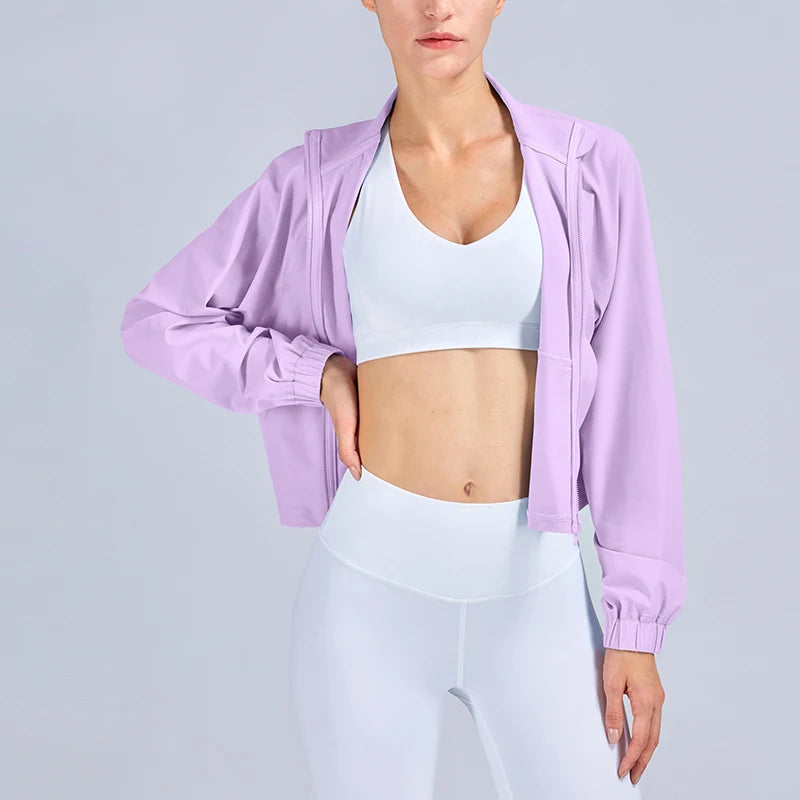Jaqueta Nylon Rosa Tina - YESBELEZA