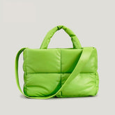 bolsa totem, bolsa tote, bolsa puffer,  bolsa puffer verde, bolsa puffer transversal, bolsa puffer grande, Yesbeleza