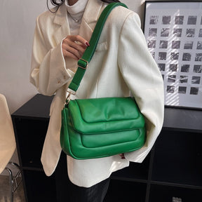 Bolsa Puffer Transversal Verde - YESBELEZA