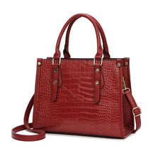 Bolsa Couro Tote Croco